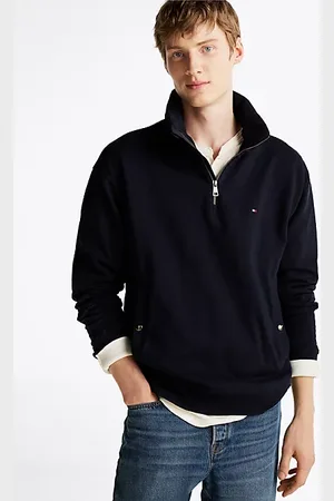 Tommy Hilfiger Sweatshirt mit kurzem Reißverschluss