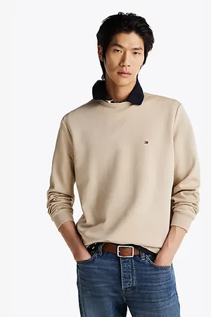 Tommy Hilfiger Rundhals-Sweatshirt aus Intechno-Strick