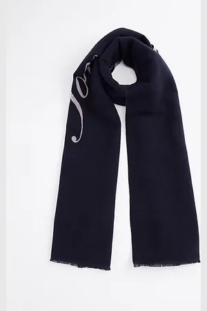 Tommy Hilfiger Chic Schal mit Logo und Fransen