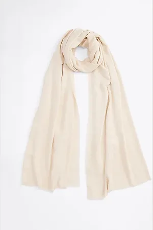 Tommy Hilfiger Jacquard-Schal mit TH-Monogramm und Fransen