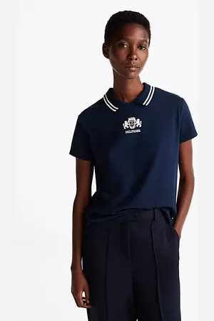 Tommy Hilfiger Regular Fit Polo-Top mit Cut-out am Rücken
