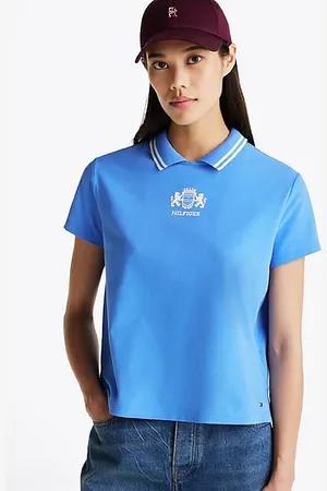Tommy Hilfiger Regular Fit Polo-Top mit Cut-out am Rücken