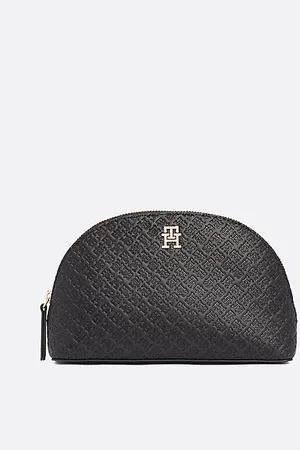 Tommy Hilfiger Kulturbeutel mit tiefgeprägten TH-Monogrammen