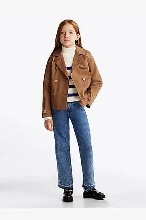 Tommy Hilfiger Girlfriend Straight Jeans mit unvernähtem Saum