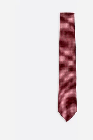 Tommy Hilfiger Krawatte aus reiner Seide mit Mikromuster
