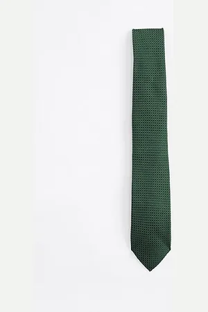 Tommy Hilfiger Krawatte aus reiner Seide mit Mikro-Webmuster