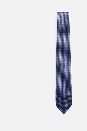 Tommy Hilfiger Krawatte aus reiner Seide mit Mikro-Webmuster