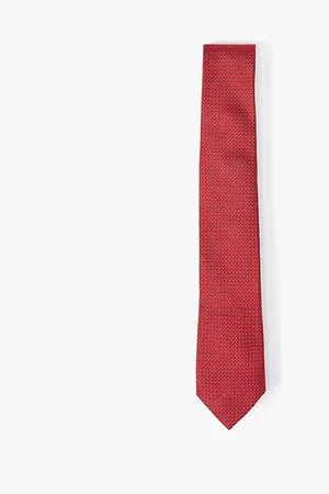 Tommy Hilfiger Krawatte aus reiner Seide mit Mikro-Webmuster
