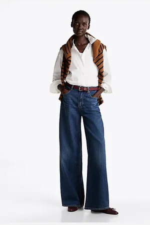 Tommy Hilfiger Jeans mit weitem Bein und hohem Bund