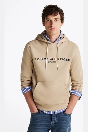 Tommy Hilfiger Hoodie mit Logo-Stickerei und Tunnelzug