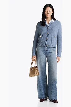 Tommy Hilfiger Jeans mit weitem Bein und hohem Bund