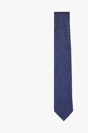 Tommy Hilfiger Krawatte aus reiner Seide mit Punktemuster