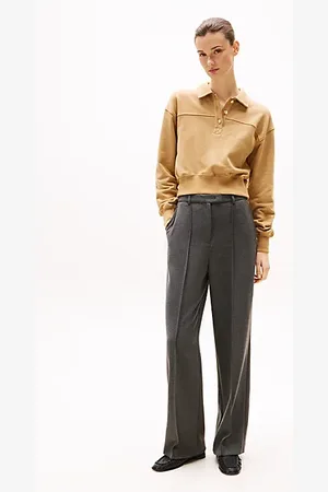 Tommy Hilfiger Relaxed Straight Leg Fit Hose mit Nahtdetails