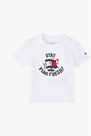 Tommy Hilfiger Rundhals-T-Shirt mit Grafik