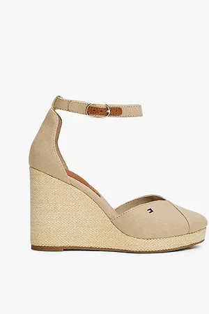 Tommy Hilfiger Espadrille mit Keilabsatz und Knöchelriemen
