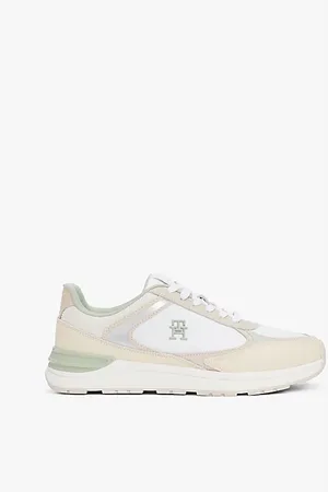 Tommy Hilfiger Leder-Sneaker mit Strukturmix