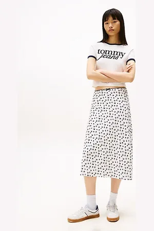 Tommy Hilfiger Midi-Rock mit Besatz