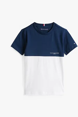 Tommy Hilfiger Color Block-T-Shirt mit Rundhalsausschnitt