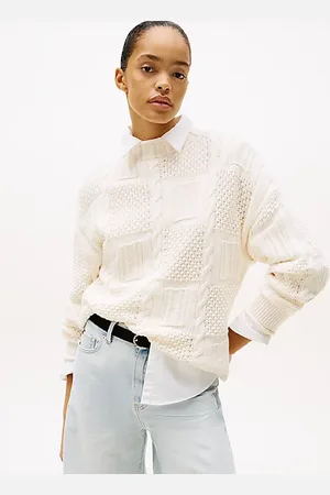 Tommy Hilfiger Relaxed Fit Pullover mit Strukturstrick
