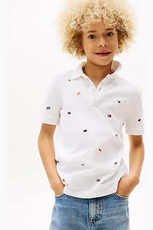 Tommy Hilfiger Piqué-Poloshirt mit Hilfiger-Flag