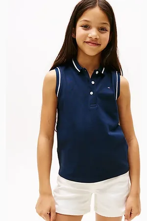 Tommy Hilfiger Ärmelloses Poloshirt mit Kontrast-Details