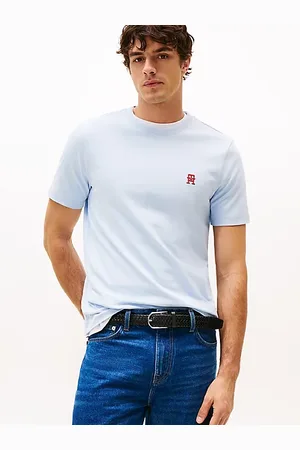 Tommy Hilfiger T-Shirt mit Kontrast-Monogramm-Stickerei