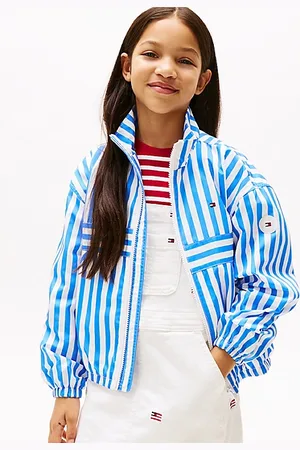 Tommy Hilfiger Gestreifte Relaxed Fit Windjacke