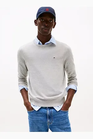 Tommy Hilfiger Pullover mit Flag-Stickerei