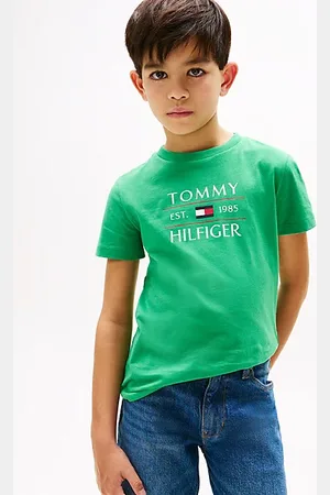 Tommy Hilfiger Rundhals-T-Shirt mit Logo
