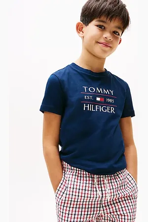 Tommy Hilfiger Rundhals-T-Shirt mit Logo