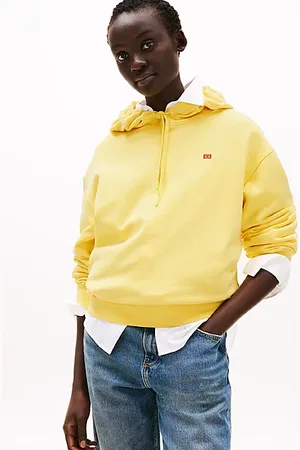 Tommy Hilfiger Kontrast-Hoodie mit Hilfiger Flag-Stickerei
