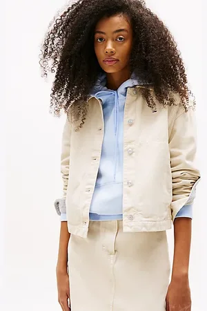 Tommy Hilfiger Denim-Jacke mit Garment Dye-Effekt