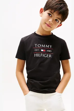 Tommy Hilfiger Rundhals-T-Shirt mit Logo
