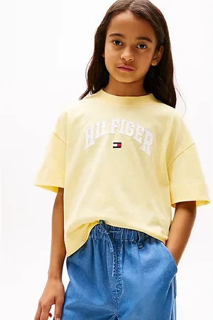 Tommy Hilfiger Varsity T-Shirt mit Logo im Melange-Look