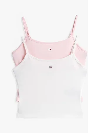Tommy Hilfiger 2er-Pack Slim Fit Tops mit Spaghetti-Trägern
