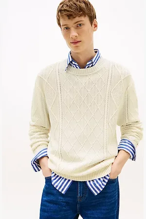 Tommy Hilfiger Smart Casual Relaxed Fit Zopfstrick-Pullover