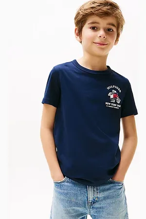Tommy Hilfiger Flag Character T-Shirt mit Rückenlogo