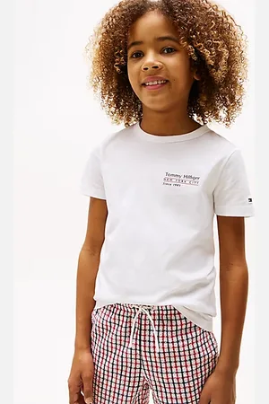 Tommy Hilfiger Flag Character T-Shirt mit Rückenlogo