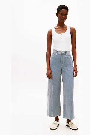 Tommy Hilfiger Jeans mit hohem Bund und weitem Bein