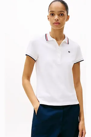 Tommy Hilfiger Slim Fit Poloshirt mit Kontrast-Flag