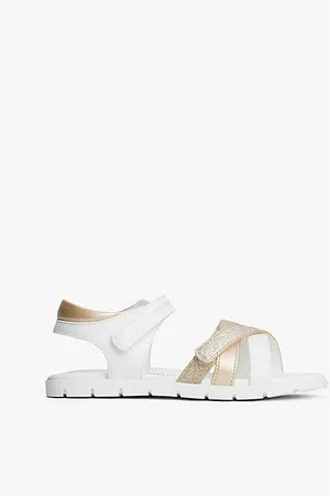 Tommy Hilfiger Metallic-Sandale mit Glitzer-Riemen