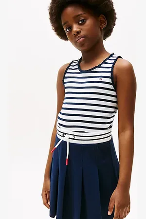 Tommy Hilfiger Geripptes Tanktop mit Besatz