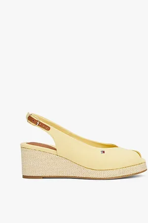 Tommy Hilfiger Slingback-Espadrille aus Canvas mit Keilabsatz