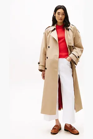 Tommy Hilfiger Knöchellange Jeans mit weitem Bein und hohem Bund