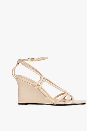 Tommy Hilfiger Sandale aus Leder mit Keilabsatz