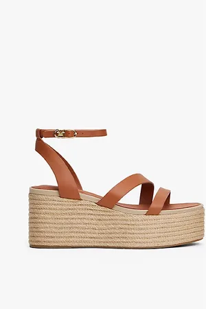 Tommy Hilfiger Plateau-Espadrille aus Leder