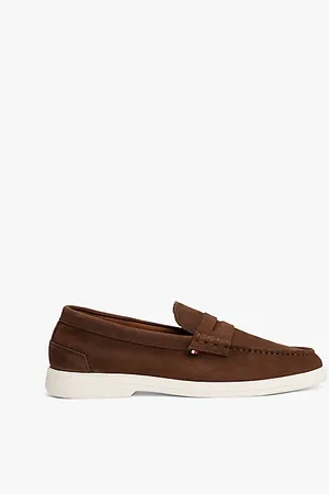 Tommy Hilfiger Loafer aus Leder mit Branding