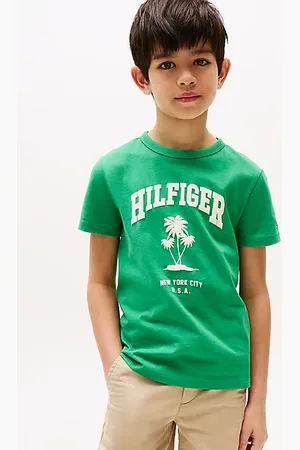 Tommy Hilfiger T-Shirt mit Palmen-Logo