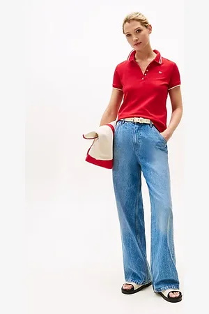 Tommy Hilfiger Loose Jeans mit mittelhohem Bund und weitem Bein