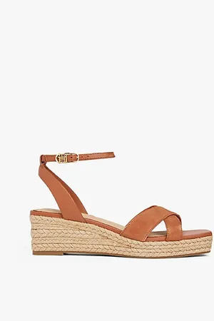 Tommy Hilfiger Leder-Espadrille mit TH-Monogramm